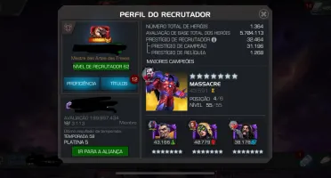 Conta Marvel torneio de campeões