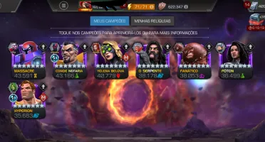 Conta Marvel torneio de campeões