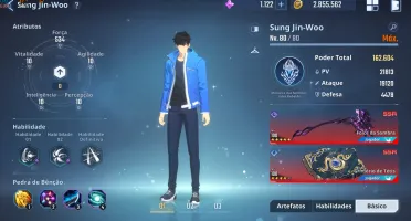 Conta solo leveling arise top 11 Servidor