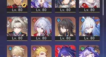 Conta meta hsr Blade,castorice,jingliu,Robin,rin tohsaka