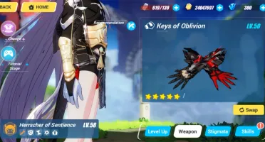 conta honkai impact com Asuka + lance of longinus(evangelion