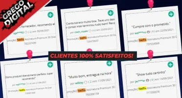 [Combo] Netflix + HBO Max Assinaturas Premium 30 Dias