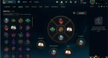 Conta LOL - Diamante IV, 59% de WR