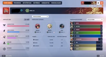 Conta Overwatch 2 - 2 Skins Míticas + 1215 Moedas.