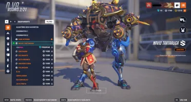 Conta Overwatch 2 - 2 Skins Míticas + 1215 Moedas.