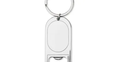 Chaveiro de Metal com Abridor