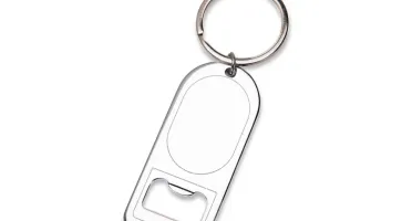 Chaveiro de Metal com Abridor