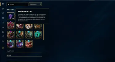 Conta bronze 1 com TODOS os champs e 276 Skins + 22 Cromas