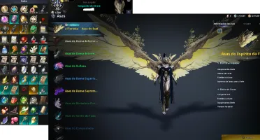 VConta Aion 2 Gladiador + Assassino + Báu de VIP