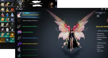 VConta Aion 2 Gladiador + Assassino + Báu de VIP