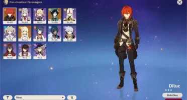 CONTA GENSHIN IMPACT (DILUC, VENTI, FISCHL....)RANK 34
