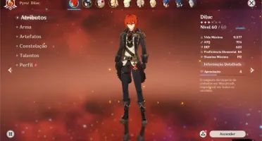 CONTA GENSHIN IMPACT (DILUC, VENTI, FISCHL....)RANK 34