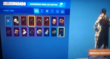 Conta Fortnite temporada 3 e 5 completa.