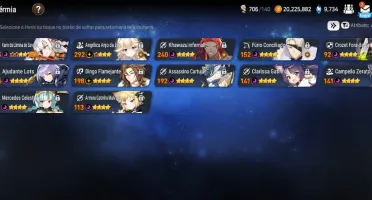 Epic seven - conta com ML e limitados