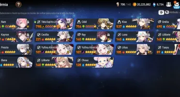 Epic seven - conta com ML e limitados