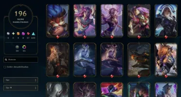 CONTA LOL mmr platina quase todas skins lux, neeko e yuumi