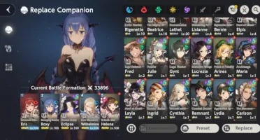 Conta BrownDust 2 62 Personagens + Collab Mushoku Tensei