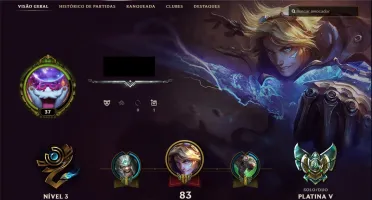 Conta Lol Platina 5 Level 37 Entrega Imediata