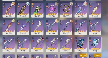GENSHIN IMPACT CONTA KAZUHA + ALBEDO COM MAIS 3. AIR 56