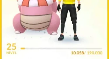 Conta Lvl 25 com pokemon sortudo