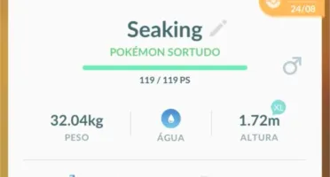 Conta Lvl 25 com pokemon sortudo