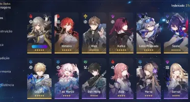 Honkai: Star Rail - Seele, Silverwolf (E1), Himeko, Gepard