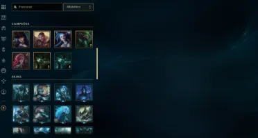 Vendo conta do LOL, nv 460, +270 skins, com RP e 128mil EA