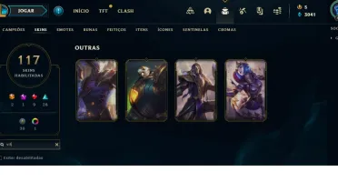 Conta lvl 406,todos os champs,+117 skins,ultimate sona udyr