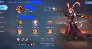 Conta Mobile Legends-Glória