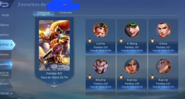 Conta Mobile Legends-Glória