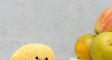 Limão em amigurumi