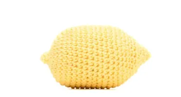 Limão em amigurumi