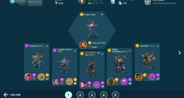 Conta War Robots Mestre 1/ campeão