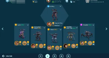Conta War Robots Mestre 1/ campeão