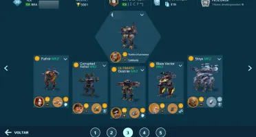 Conta War Robots Mestre 1/ campeão