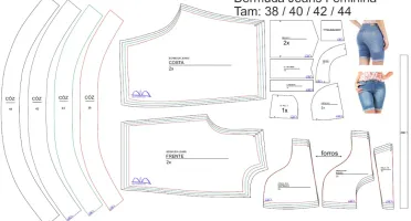 Kit Feminino Com 500 Moldes De Roupas Em PDF