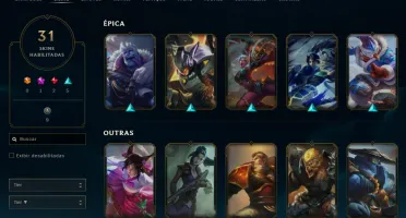 Conta League of Legends Full Acesso - 86 Champs e 31 Skins