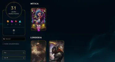 Conta League of Legends Full Acesso - 86 Champs e 31 Skins
