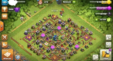 Clash of clans CV 12. (14k de gemas)
