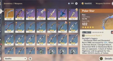 Genshin Impact | Tartaglia C1 + Polar Star