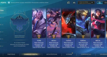 Conta wild Rift muito boa
