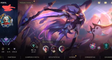 Conta wild Rift muito boa