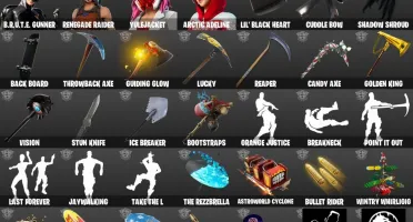 198 Skins The Reaper OG STW Gold Midas Max Omega Rogue Agent