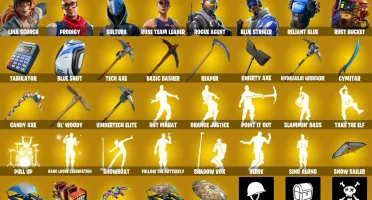 198 Skins The Reaper OG STW Gold Midas Max Omega Rogue Agent