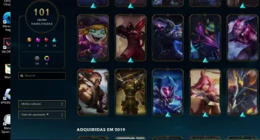 CONTA LOL EX DIAMANTE IV + TROCO O EMAIL DA CONTA + 101 SKIN