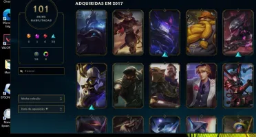 CONTA LOL EX DIAMANTE IV + TROCO O EMAIL DA CONTA + 101 SKIN