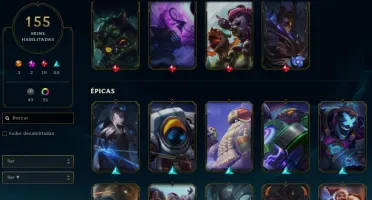 CONTA LOL LVL 225 156 SKINS +125 CAMPEÕES.