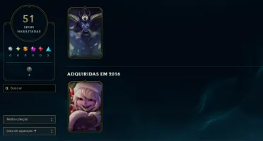 [Entrega Automática] Conta Lol Bronze, 51 Skins, Upada à Mão