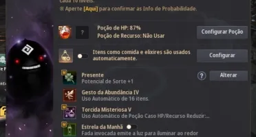 Conta Black Desert 319/322/402 com 4 T10 e Bussola e Mapa
