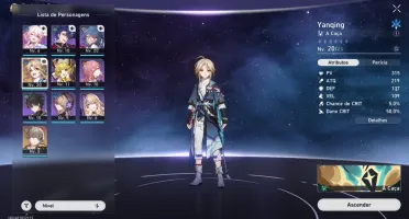 Conta Honkai Star Rail Lvl 13 | Yanqing 5*